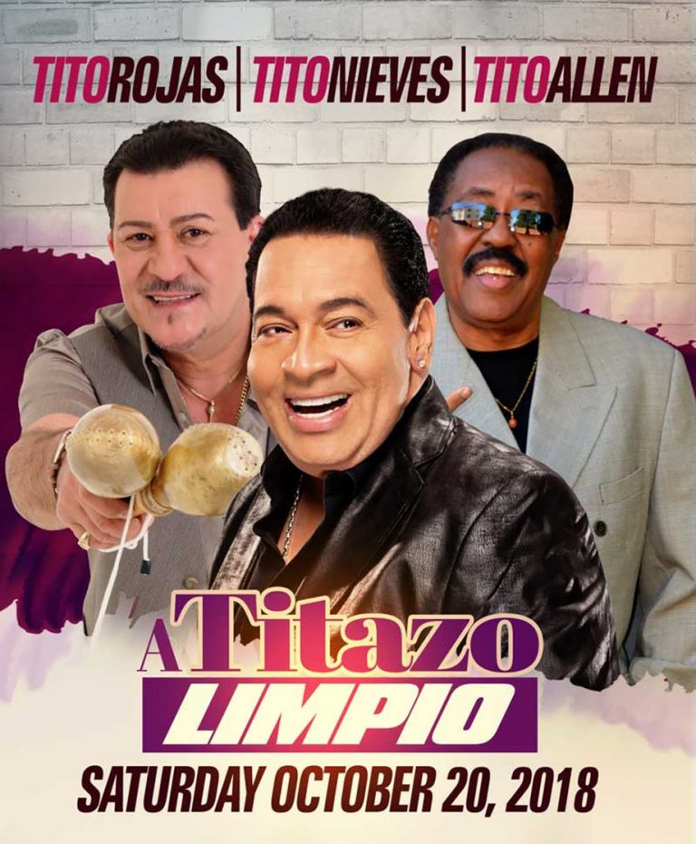 Tito Rojas,Tito Nieves y Tito Allen Pesentan "A Titazo Limpio" Con Los Titos…