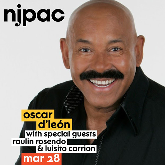 Oscar D’Leon Regresa a "NJPAC" Junto a Raulin Rosendo y Luisito Carrion…