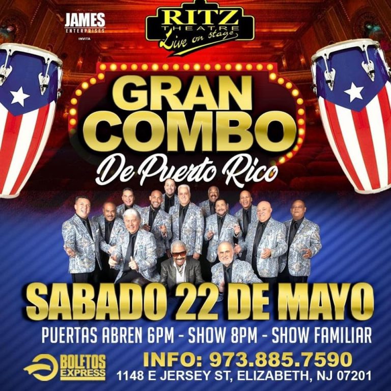 El Gran Combo De PR Se Presenta En EL Ritz Theatre and Performing Arts Center NJ